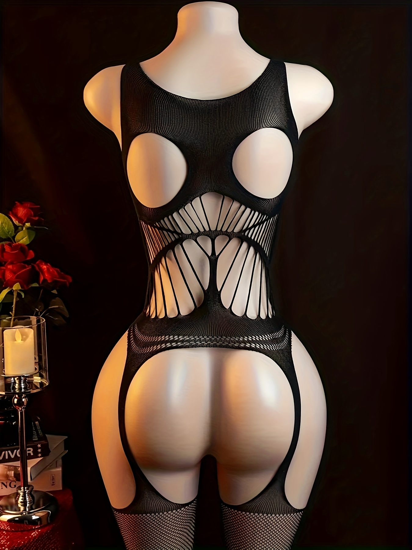 2피스 세트 – 섹시한 오프숄더 시스루 란제리 세트,  - Lingerie 리뷰 및 가격